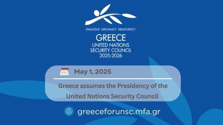 Foreign Ministry: Greece assumes presidency of the UNSC on 1 May 2025 ...